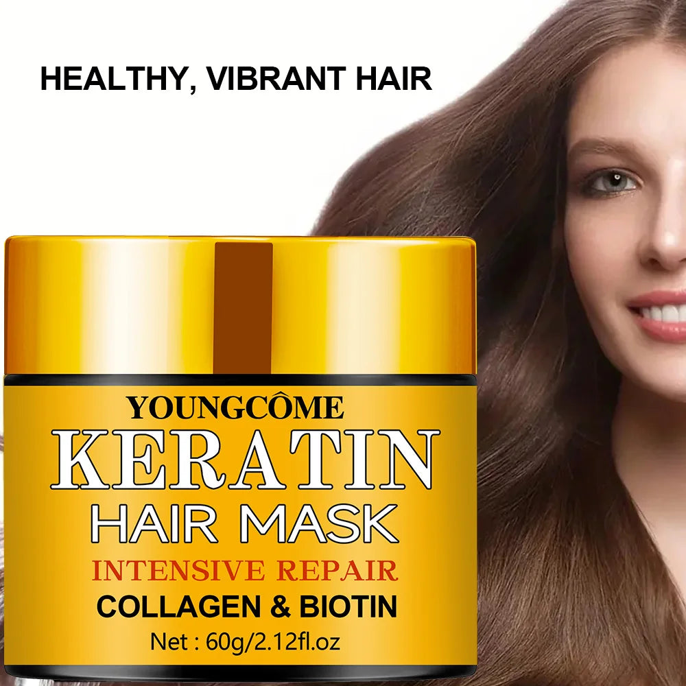 Hair Repairs Hair Mask Essential Oil Nourishing for Dry Damaged Biotin Collagen Keratin Treatment Hairs Conditioner Hair Quake