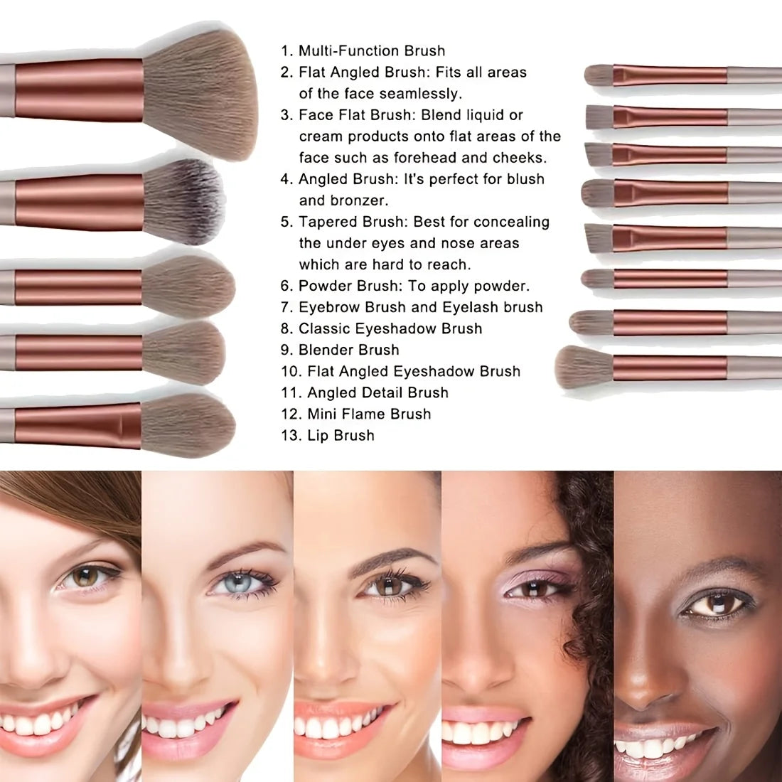 Makeup Brushes 8-29Pcs Makeup Kit Professional Women Cosmetic Soft Powder Brush Eyeshadow Foundation Full Set Travel Beauty Tool Quake