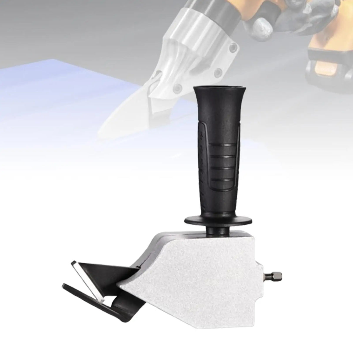Metal Sheet Cutter Head for Electric Drill Multipurpose Sturdy 7x6cm Simple Installation for Car Maintenance Cutting Attachment Quake