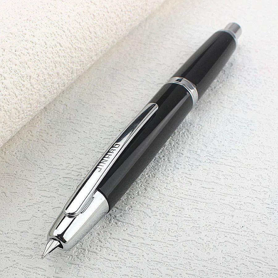 High Quality JINHAO 10 Fountain Pen EF/F Nib Stationery Office School Supplies Clicking Pen Quake