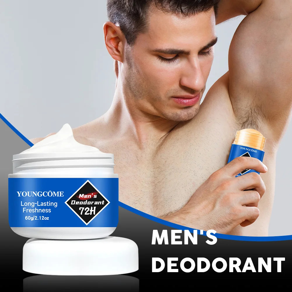 Men's Depdorant Deodorant Stick Anti Sweating Keep Drying Lasting Fragrance Remove Armpit Odor Underarm Refresh Sticks Refresh Quake