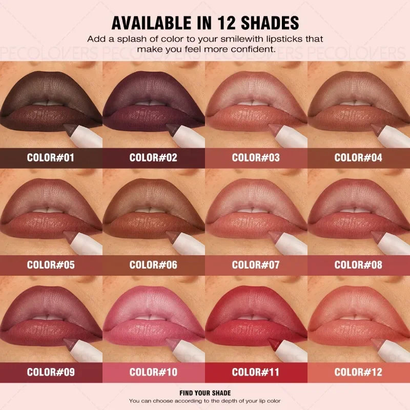 Multi Color Lipliner, Plump and Charming Lips, Waterproof and Sweat Resistant, Suitable for A Variety of Makeup, Lip Cosmetics Quake