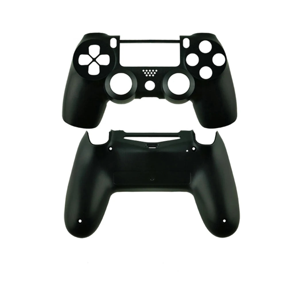 1 Piece Front Rear Plastic Housing Covered Front Plate For PS4 Pro 4.0 JDS-040 JDM-040 Controller Hard Protective Case Quake black