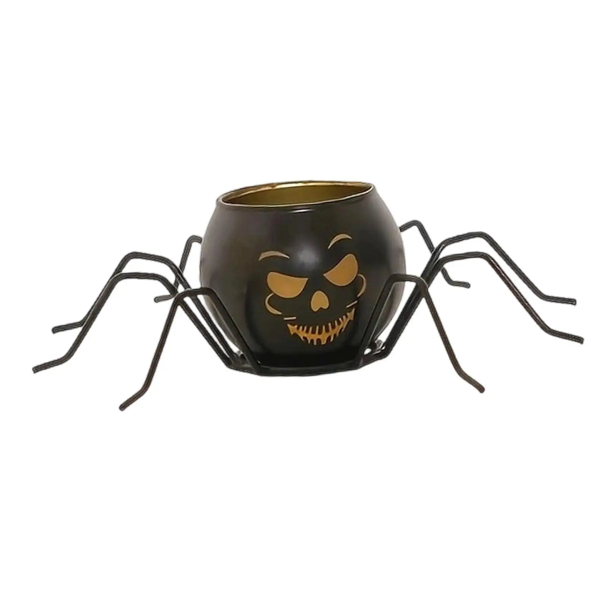 Halloween Candle Holder Candlestick Decoration Creative Gift Candles Stand for Table Centerpiece Farmhouse Valentine's Day Quake StyleD18cmx6cm