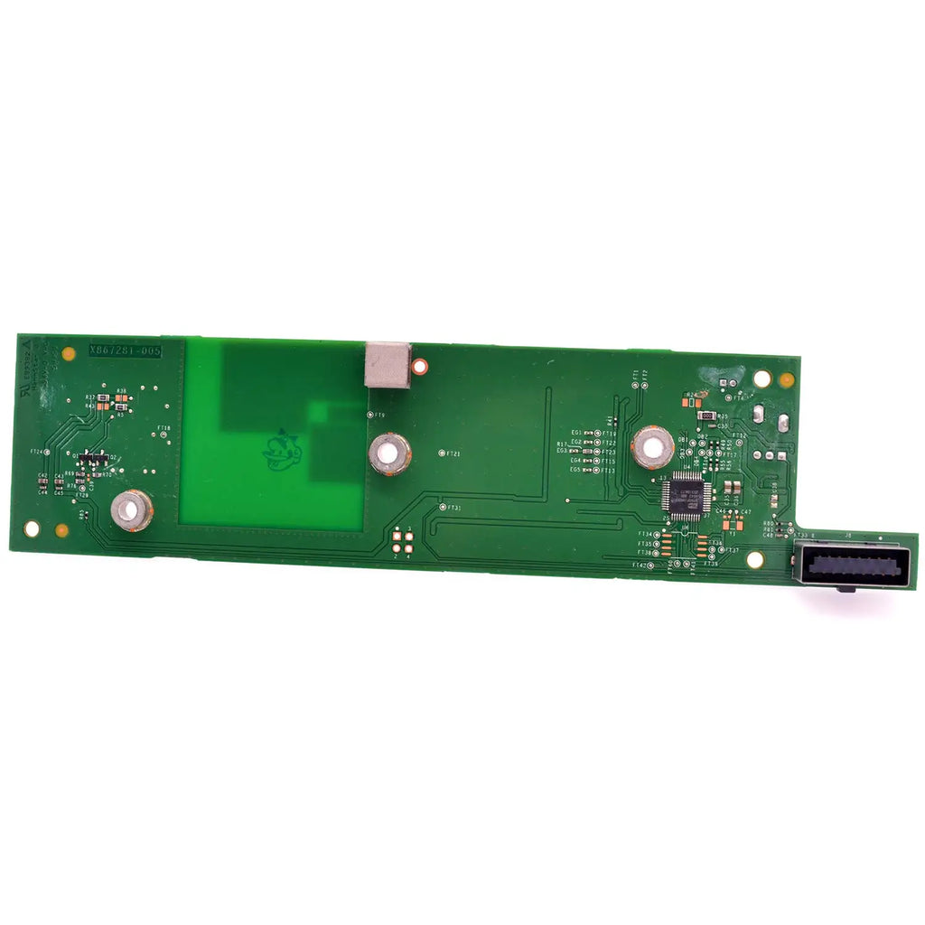 Power, Eject, & IR Board for Xbox One with Separator Card Quake green