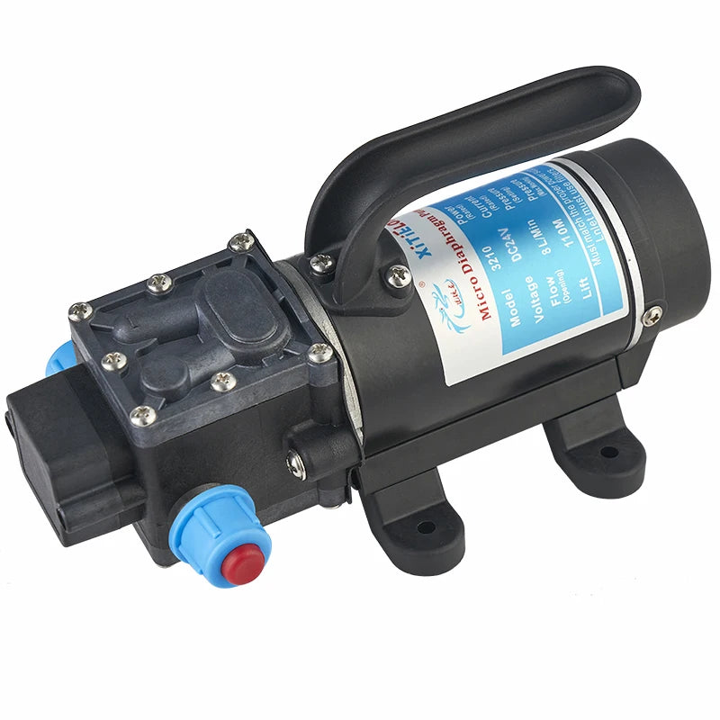 3210H2B-24-100FS Self-Priming Electric Diaphragm Pump Low Pressure High Flow Water Pump for Irrigation and Agricultural Cleaning Quake