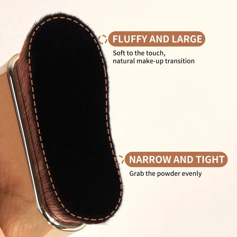 MAANGE Large Makeup Brushes for Contouring Tanning Liquid Foundation Cream Blush Soft Bristle Multi-purpose Makeup Tool for Days Quake