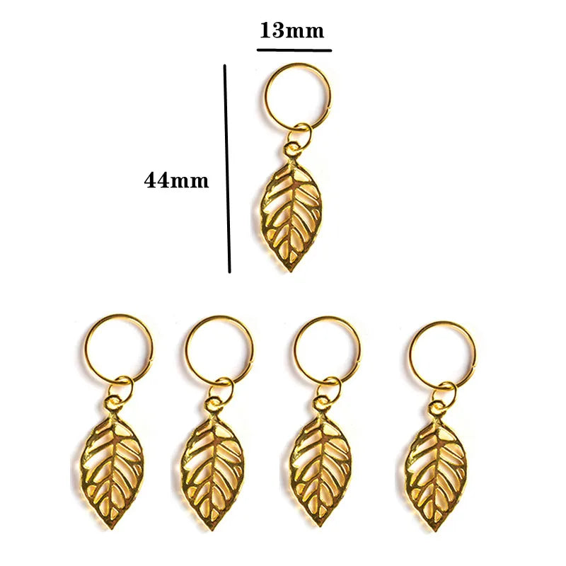 Hair Braid Rings & Pendant Beads Set – DIY Dreadlock Accessories