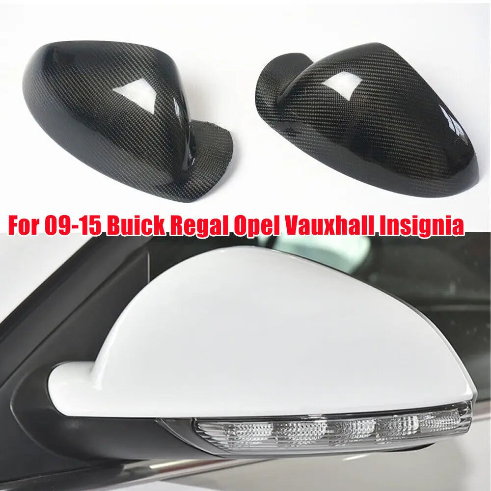For Buick Regal Opel Vauxhall Insignia 2009-2016 Car Replacement Rearview Side Mirror Cover Wing Cap Exterior Door Case Trim Quake
