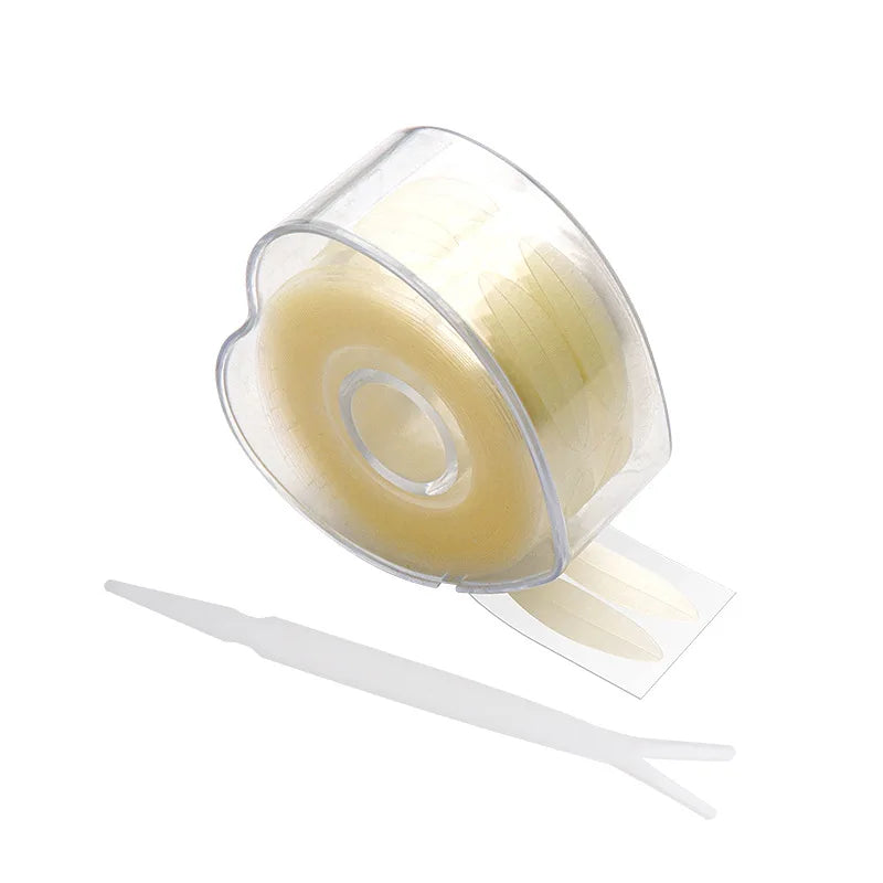 360/600pcs Invisible Double Eyelid Tape Heart Round Roll Mesh Breathable Invisible Double Eyelid Patch Clear Big Eye Beauty Tool Quake Heart L 600PCS 1