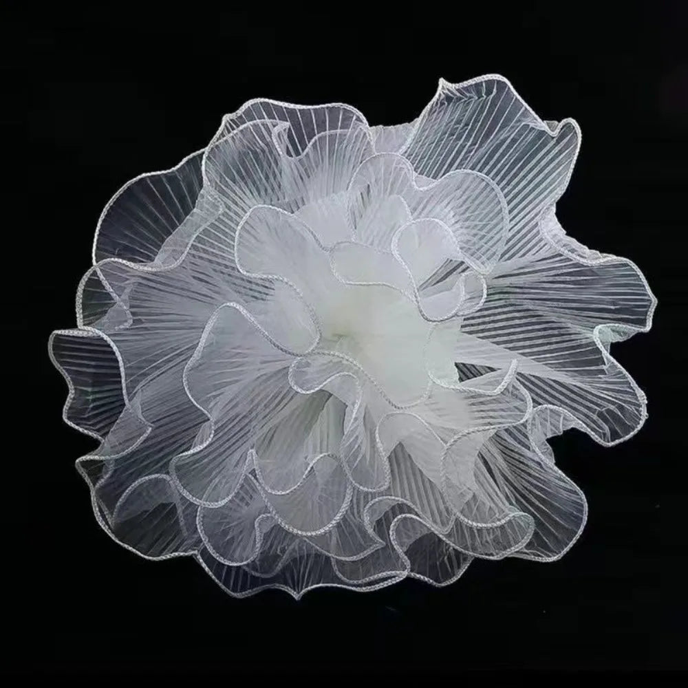 Pearl Wave Lace Mesh Flower Wrapping Yarn 28cm x 4 Yards
