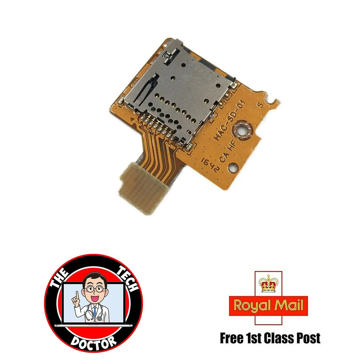 Switch Micro SD TF Card Slot Reader Replacement (HAC-SD-01) Quake