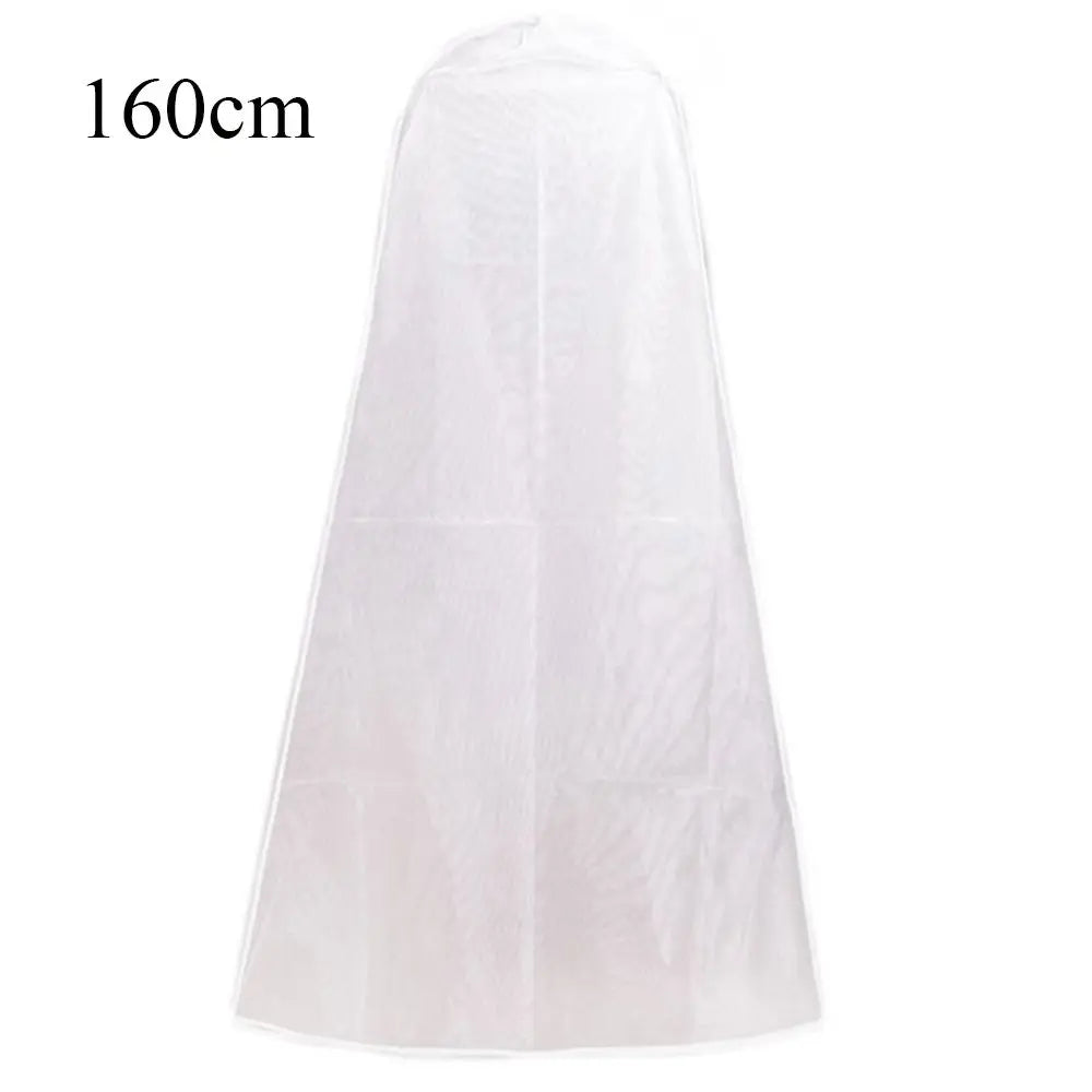 Wedding Dress Garment Protector Dust-proof Covers Bride Gown Storage Bags Clothing Cover Transparent Wardrobe Case Quake 160cm