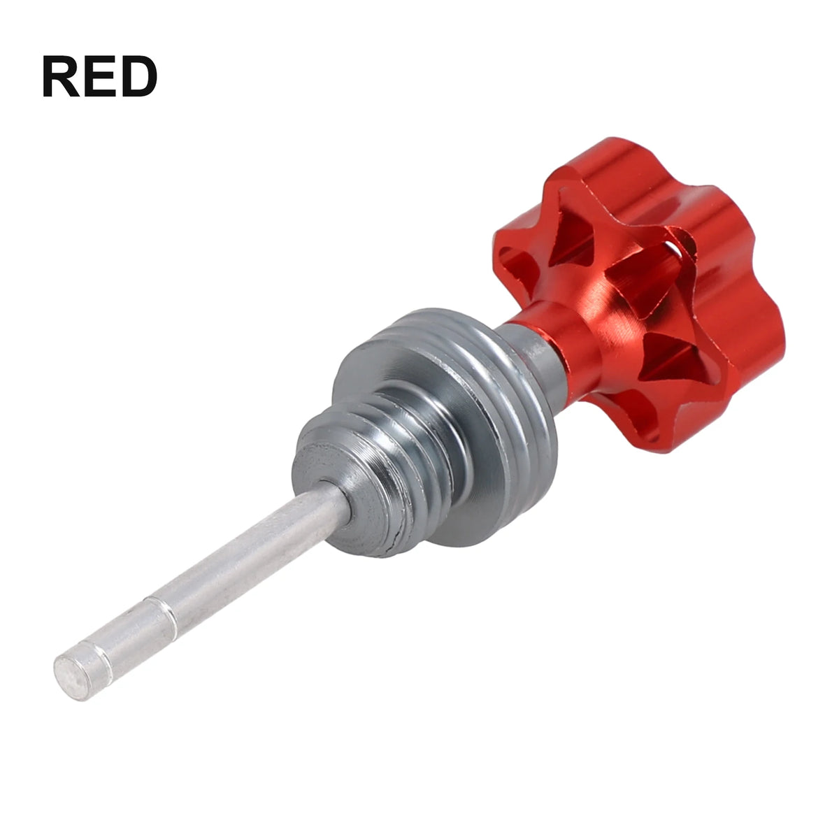 1pc Oil Dipstick Cap Plug For Scooter Motorcycle Engine Engine Crankcase Oil Level Gauge Universally Oil DipStick Filler Cap Quake Red