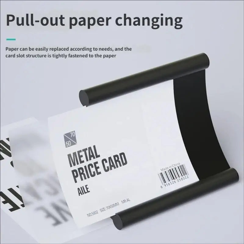 Professional Aluminum Alloy Name Card Holders Desktop Card Display Nameplate Stand Perfect For Meetings And Promotions K1KF Quake