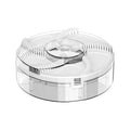 USB Electric Fly Trap Indoor Fly Catcher with Bait Silent Automatic Strong Suction Insect Trap for Kitchen Bedroom Pest Control Quake White