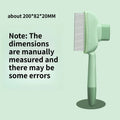Pet Comb Suitable for Cats and Dogs To Remove Floating Hair Pet Beauty Tool for Clearing Dead Hair and Undercoat Quake green