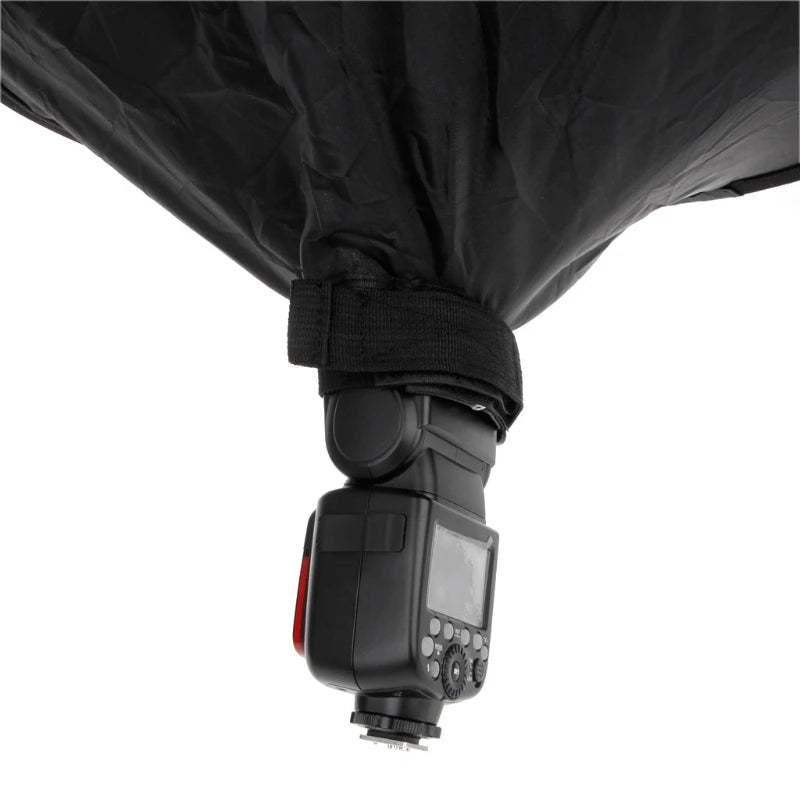 Universal 42cm Round Studio Flash Softbox Speedlite Diffuser Reflector Strap New K1KF Quake