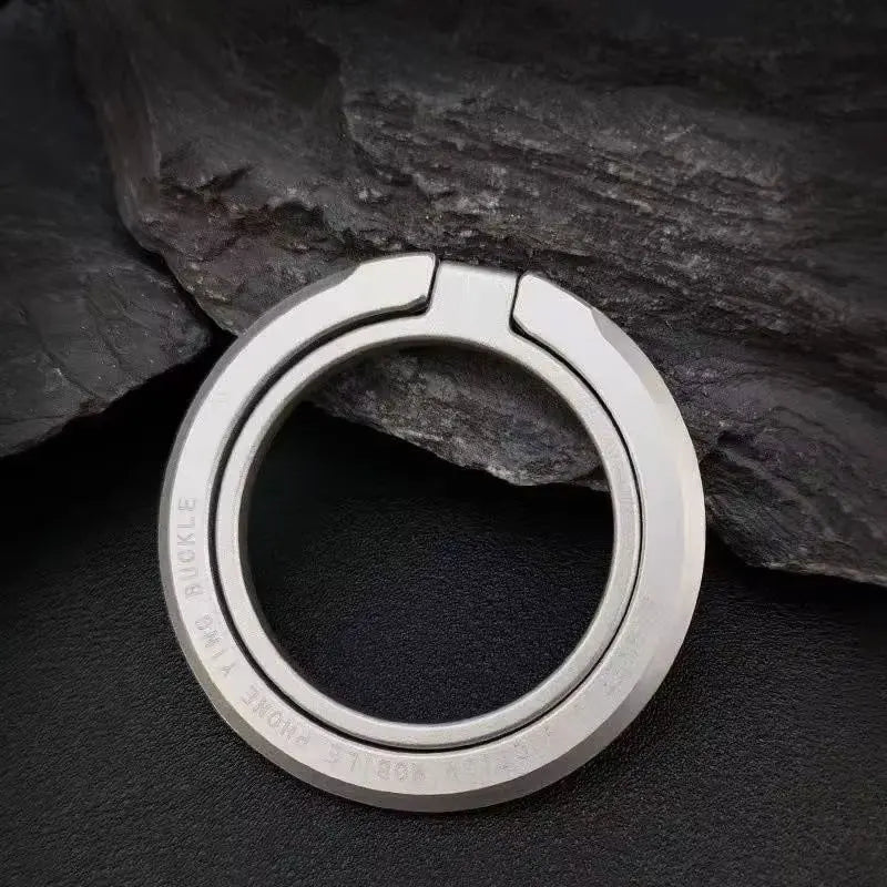 2025New Magnetic Phone Ring Holder for MagSafe Accessories Adjustable Finger Ring Support Bracket For Magnet Case for IPhone Quake Silver