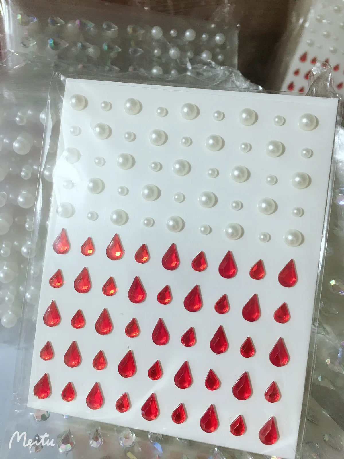 Waterproof Rhinestone Crystal Tattoo Stickers – Face & Body