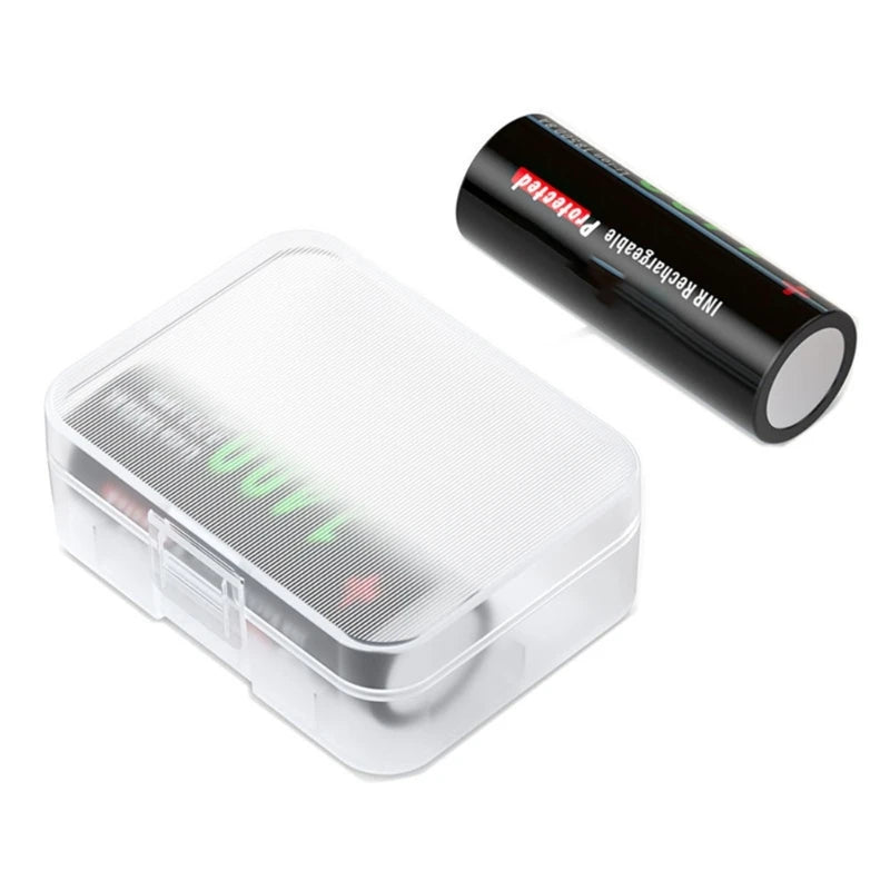 Clear Battery Storage Case for 2x18650 or 3x16340 Batteries Protect Your Batteries, Prevent Short Circuits and Dust K1KF Quake Default Title
