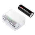 Clear Battery Storage Case for 2x18650 or 3x16340 Batteries Protect Your Batteries, Prevent Short Circuits and Dust K1KF Quake Default Title