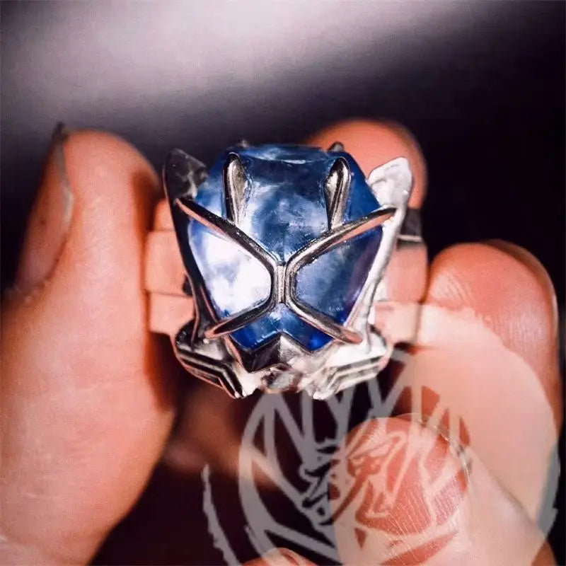 Hot Kamen Rider Wizard Ring Magic Ring Prop Adjustable Openable Design Anime Cosplay Wearable Index Finger Ring for Men Women Quake