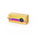 1080P Magecam Digital Camera 0.96 Inch Keychain Camera Retro Support Memory Card Very Small Camcorder Video Recorder with Flash Quake YELLOW