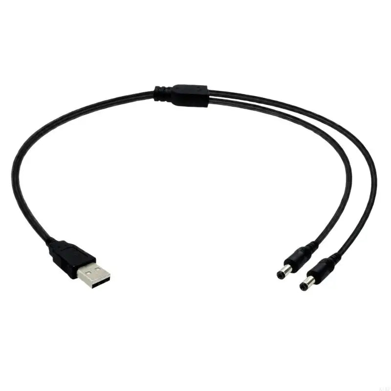 Center-Positive USB Power Splitter Cord with DC5521 Male Outputs, PVC Insulation, and a Branched Cable Construction K1KF Quake 1 point 2 CN
