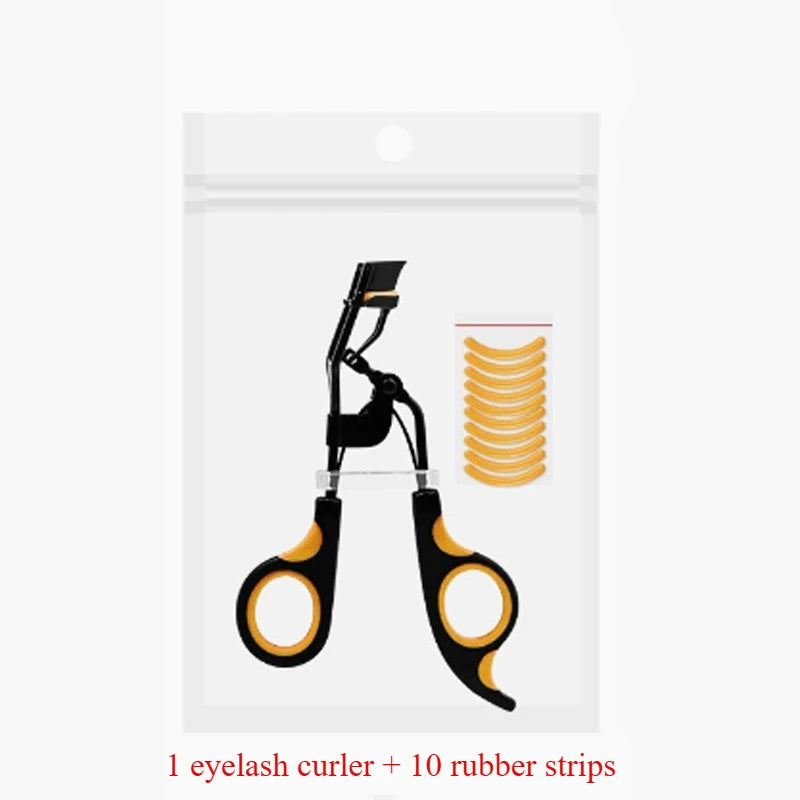 vvocci Women's Eye Tool Portable Eyelash Assistant Dual-color Curling Eyelash Curler False Eyelash Assistant Beauty Quake M132 Orange