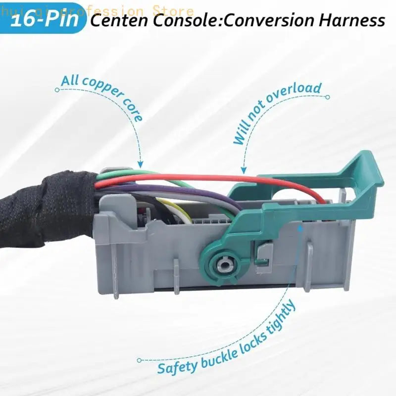 Replacement Jump to Full Center Console Conversion Harness for 2016-2018 Automotive Accessories Easy Install H8WE Quake
