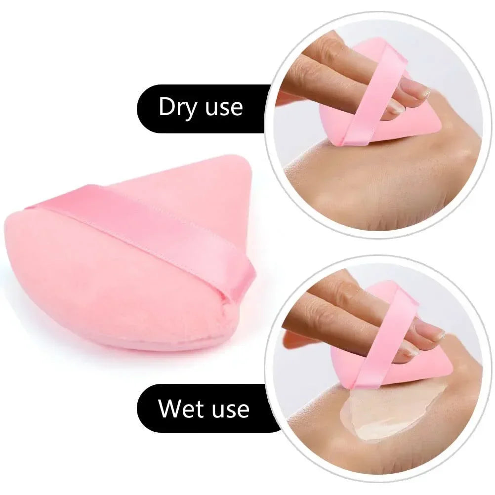 3pcs Makeup Puff Makeup Sponge Cosmetics Soft Tools Powder Puff Face Cotton Face Powder Puff Washable Velvet Quake