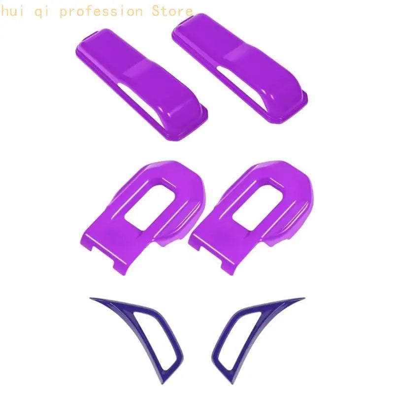 No Drill Hood Side Accent Cover Set for Clean Exterior Detailing H8WE Quake for Purple CN