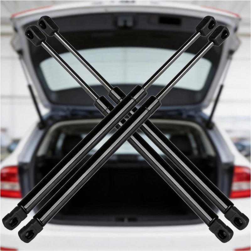 Liftgate Support Shocks, Pair of 2 Black Metal Rods with 492 Mm Center to Center Reference Fit for LY Rear Gate Hold and H8WE Quake CN
