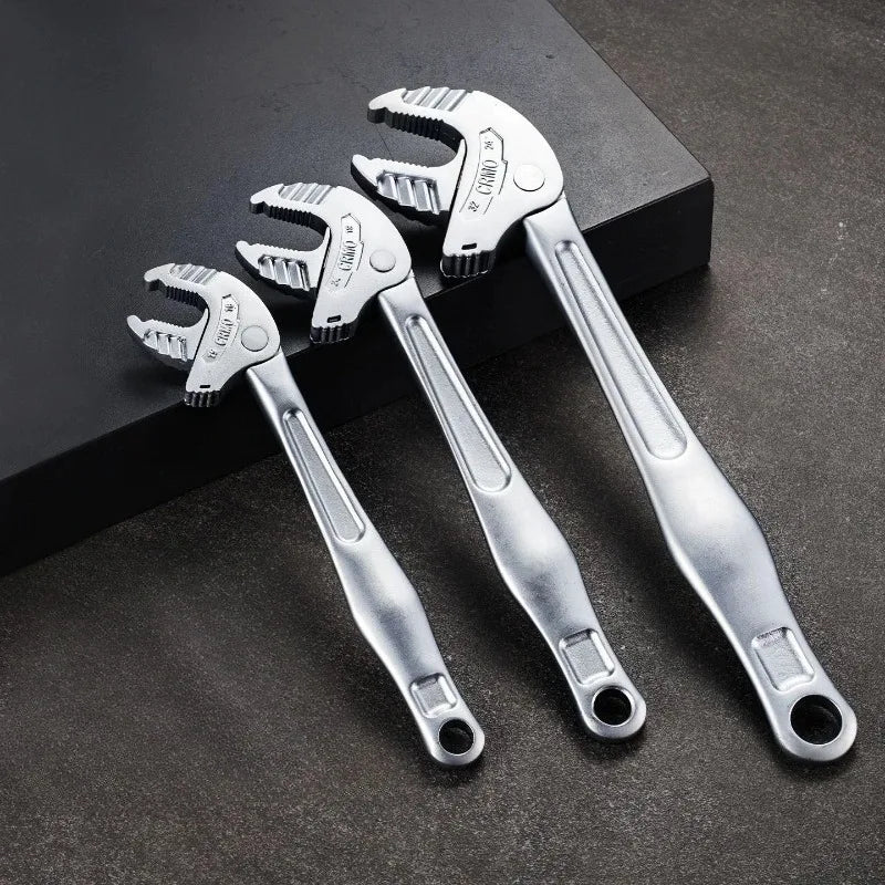 Universal Crab Claw Pliers Wrench Quick Adjusting Ratcheting Wide Mouth Automatic Locking Tool for Plumbing Automotive Hand Tool Quake