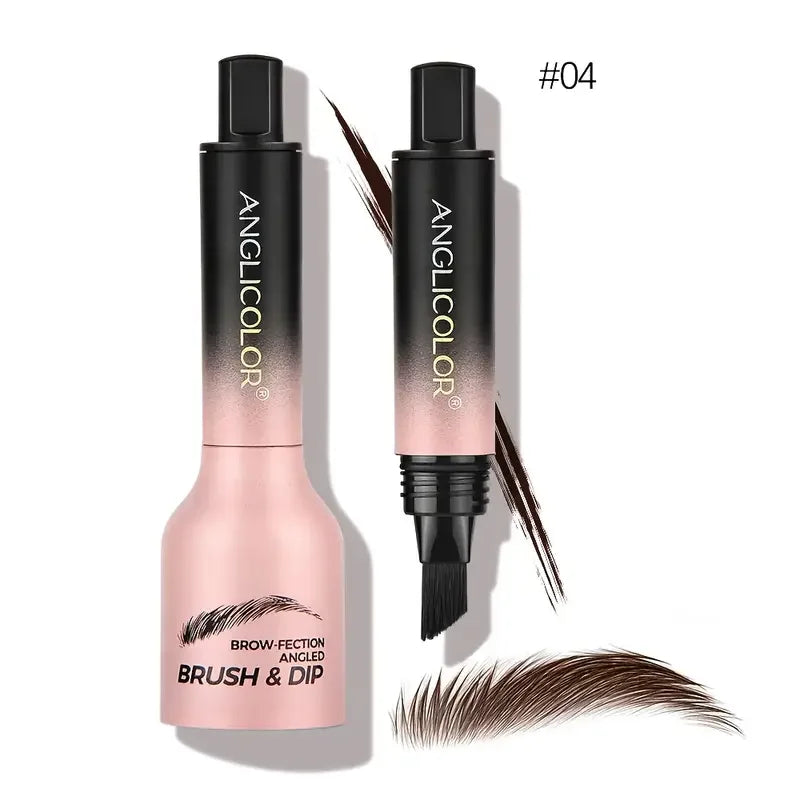 Wild yebrow Cream Waterproof Not Smudge Eyebrow Cream Long Lasting Color Rendering Smear-Proof Makeup 3D Brow Dye Cream Eyebrow Quake 04chocolate