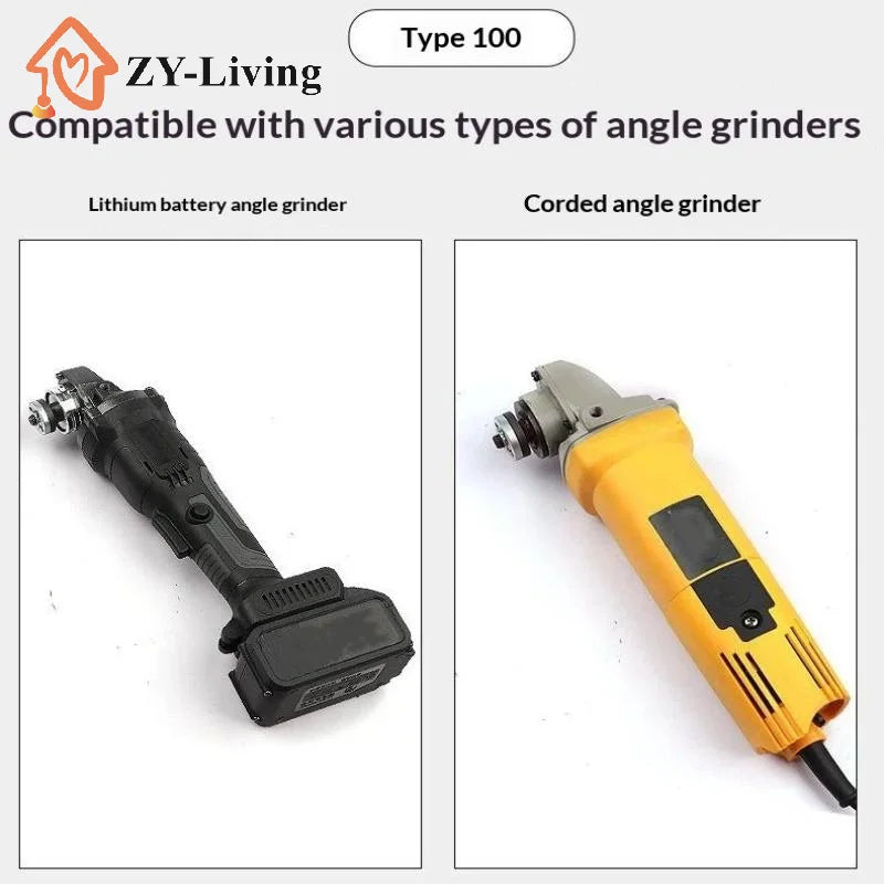 100/115/125 Type Angle Grinder Modification Kit With Saw Blades Sanding Discs Installation Tools For DIY Woodworking Cutting Quake
