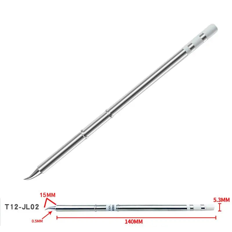 1PCS T12 I ILS J02 JL02 K KU Soldering Iron Tips For Hakko Fx951 DIY T12 Electric Soldering Iron Soldering Station Welding Tool Quake A7