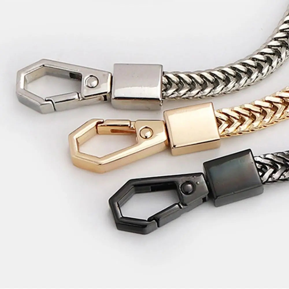 Fashion Metal Bag Chain DIY Bag Strap Purse Replacement Chain Shoulder Bag Straps Small Handbag Belt Handle Chains Accessories Quake
