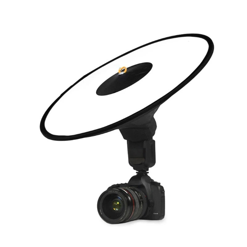 Universal 42cm Round Studio Flash Softbox Speedlite Diffuser Reflector Strap New K1KF Quake