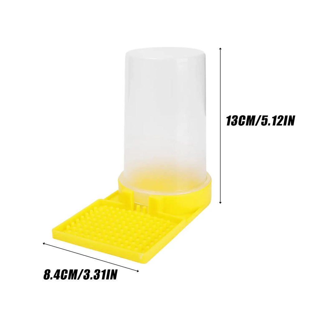 2/1PCS High-Capacity Bee Waterer Point Type Bee Drinking Water Tools Automatic Plastic Water Troughs for Chick Poultry Waterers Quake Small 2PCS
