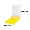 2/1PCS High-Capacity Bee Waterer Point Type Bee Drinking Water Tools Automatic Plastic Water Troughs for Chick Poultry Waterers Quake Small 2PCS