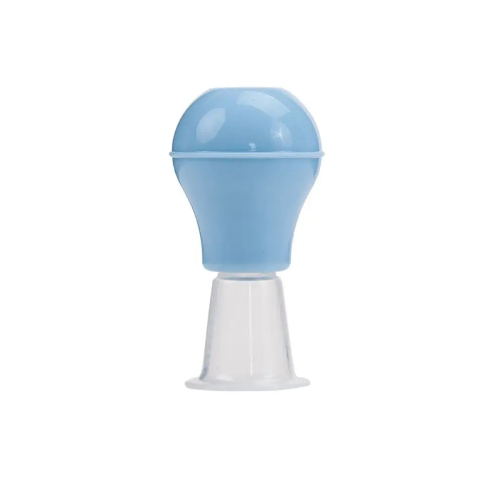 PP Nipple Corrector Silicone Smooth Edge Nipple Flat Retraction Puller Portable Inverted Nipple Puller Prenatal And Postpartum Quake Blue