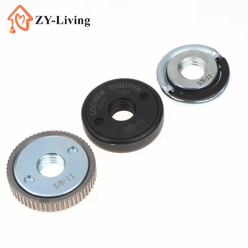 Thread Angle Grinder Self-Locking Pressing Plate Platen Quick Release Flange Nut Clamping Power Chuck Tools Parts Quake