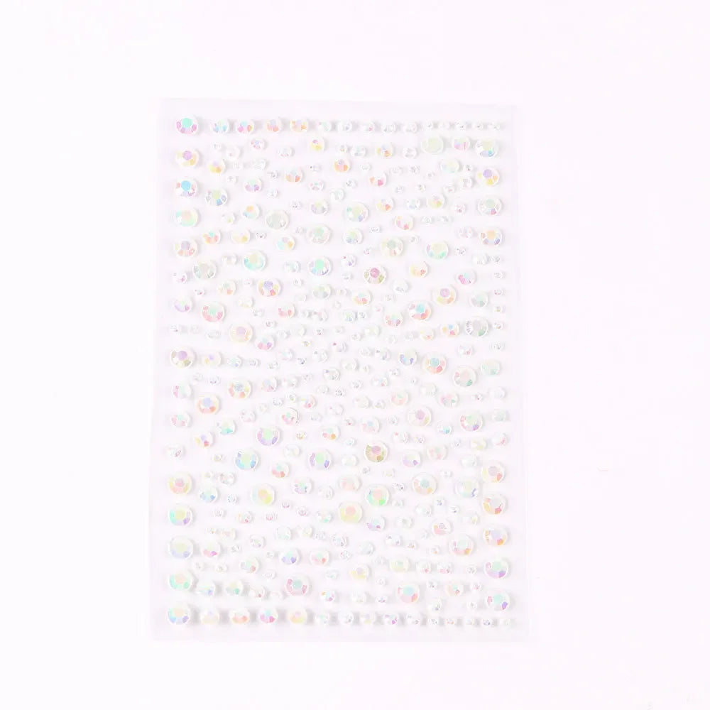Waterproof Rhinestone Crystal Tattoo Stickers – Face & Body