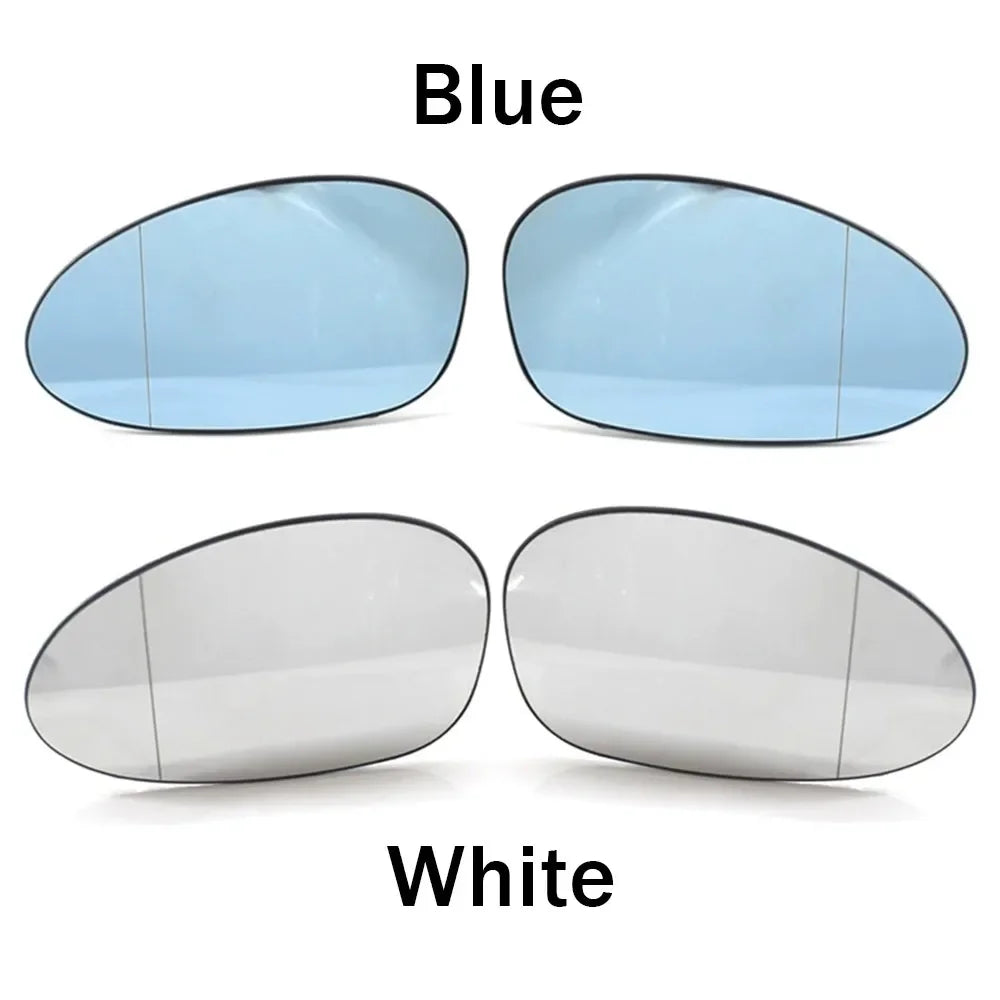 For BMW 1 3 Series E81 E87 E82 E88 E46 E90 E91 E92 E93 1x Left Right Side Rear View Lens Split Mirror Heated Door Glass Rearview Quake