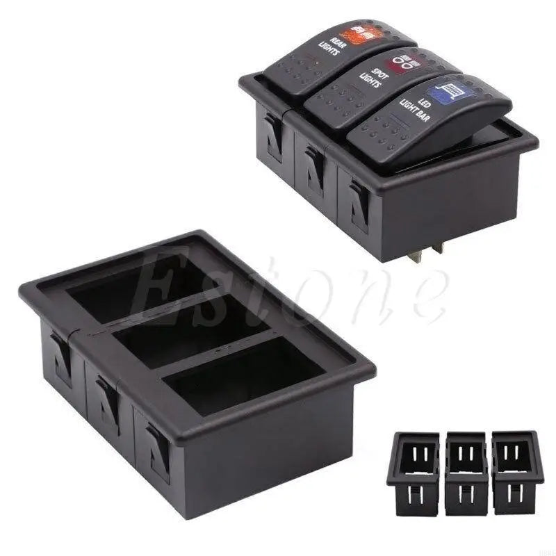 H8WE 3 Clip Panel Assembly Patrol Holder Housing For ARB Carling Type Quake