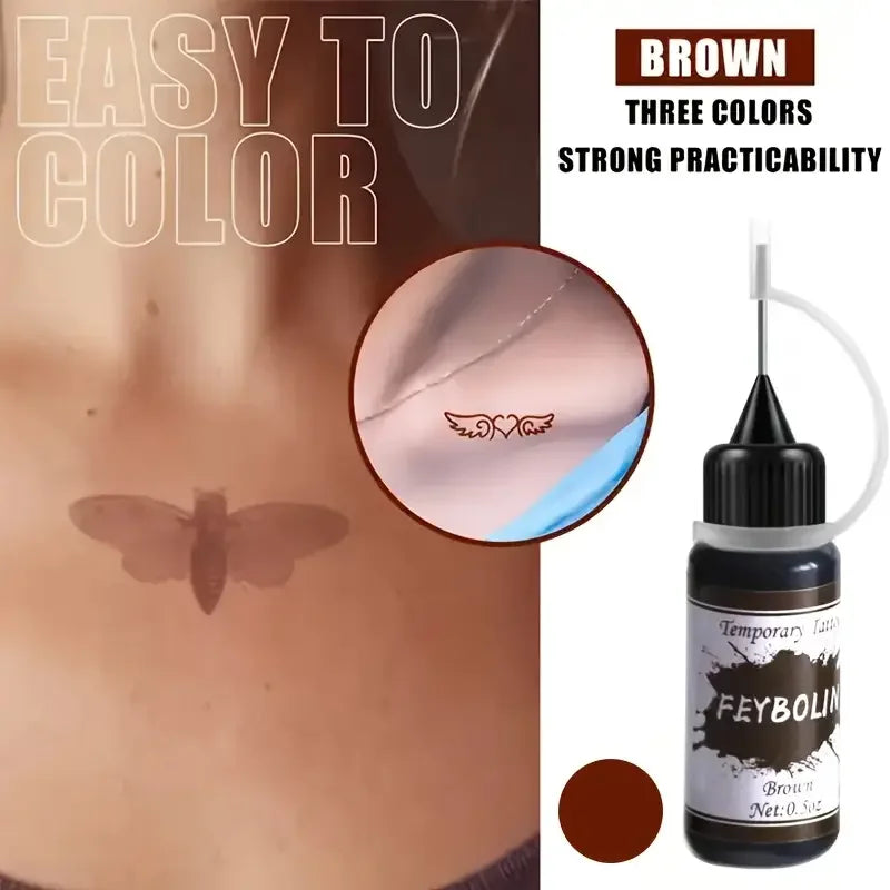 Colored Tattoo Juice Cream Tattoo Cream Juice-Temporary Body Art Painting Cream for Longlasting and Vibrant DIY Painless Tattoos Quake