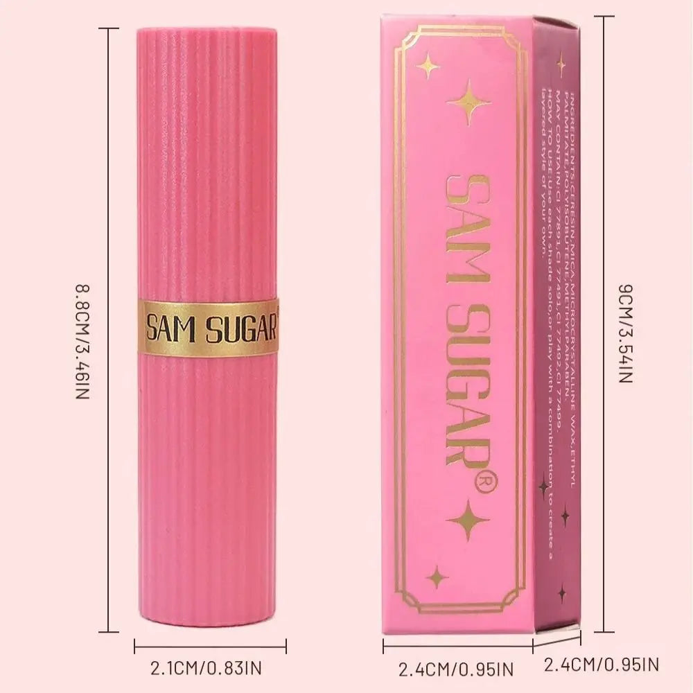 New Waterproof Glitter Lipstick Long Lasting Non-Fade Lip Gloss Chocolate Brown Lipstick Cosmetics Quake