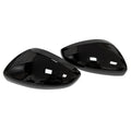 For Peugeot 208 2008 2012-2018 Citroen C3 2016 to 2020 Car Replacement Rearview Side Mirror Cover Wing Cap Exterior Case Trim Quake Black